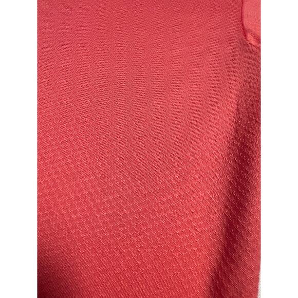 Member's Mark Moisture Wicking 50 UPF Sun Protection Performance Polo Sz S Coral - Picture 3 of 3